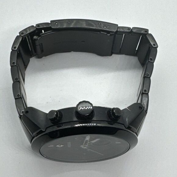 Fossil Dress FS4531 Men's Black Stainless Steel Quartz Chronograph Watch AEA379 - Picture 6 of 11